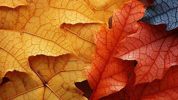 Dried Maple Leaf AI Generated photo