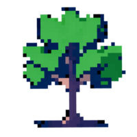 árbol de arte de píxeles png