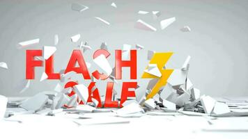 Flash Sale Banner, Special Discount animation video