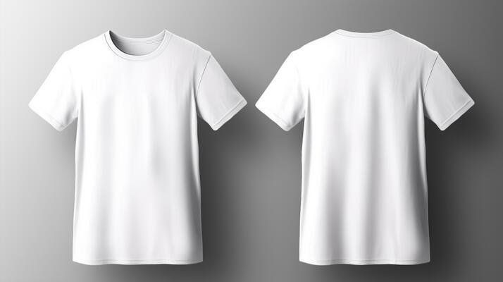 T Shirt Template Front And Back Stock Photos, Images and Backgrounds ...