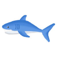 haai in de zee png