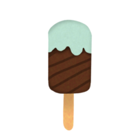 sucré la glace crème . transparent Contexte. illustration pro png