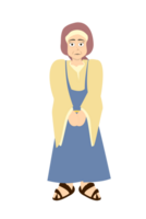 dibujos animados Biblia personaje - salomé png