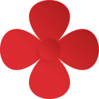 Blume, Element von Blumen- Papier schneiden. Papier Schnitt von Blume gestalten und Frühling Symbol. png