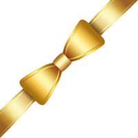 gold ribbon banner Free PNG