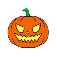 calabaza Víspera de Todos los Santos de miedo gracioso png