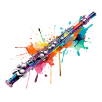 Abstract Illustration of Musical Instruments png