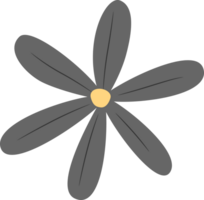 blomma illustration. färgad blomma kluster png