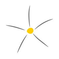 blomma illustration. färgad blomma kluster png