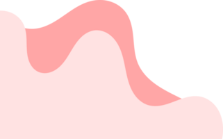 pink wavy corners. wavy corner illustration. pink fluid corner png