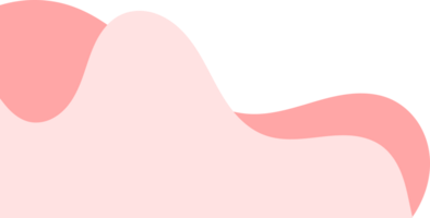 roze golvend hoeken. golvend hoek illustratie. roze vloeistof hoek png