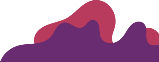 maroon purple wavy corner. fluid corner illustration png