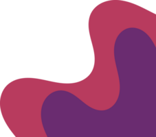 maroon purple wavy corner. fluid corner illustration png