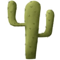 The cactus has green spikes. Designed for digital use, design, web design, reports, worksheets, templates. png