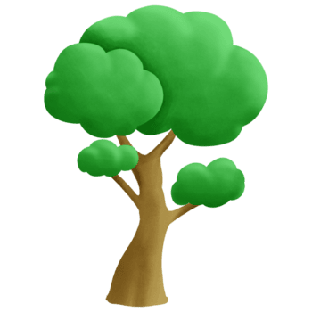 Many tree elements.designed for use with digital projects, websites, templates. png