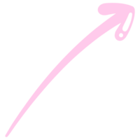 Multi direction pink cute arrow. designed for website, reports, worksheets and templates. png