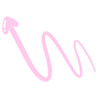 Multi direction pink cute arrow. designed for website, reports, worksheets and templates. png