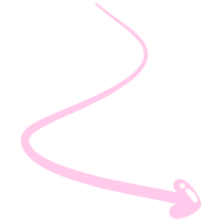 Multi direction pink cute arrow. designed for website, reports, worksheets and templates. png