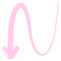 Multi direction pink cute arrow. designed for website, reports, worksheets and templates. png