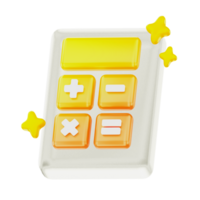 Calculator 3d User Interface Icon png