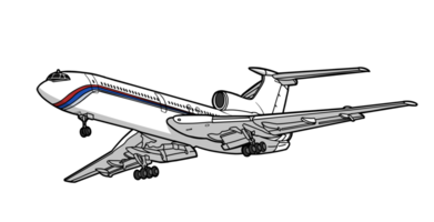 airplane flying sky transportation illustration png