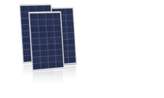 fotovoltaïsche zonne- cel panelen geïsoleerd PNG transparant milieu thema. groen energie concept.