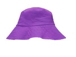 púrpura Cubeta sombrero aislado png transparente