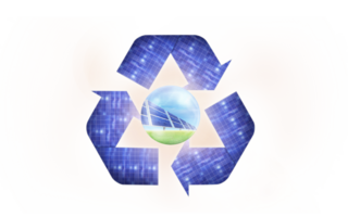 Solar power generation system from solar panels Clean technology for a better future from the point of view of energy recycling PNG transparent