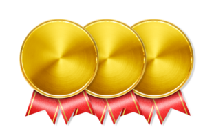 Bronze medal, Silver medal, Bronze medal. for awards  PNG transparent