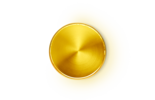 oro moneda parte superior ver tendido png transparente