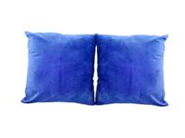azul terciopelo amortiguar conjunto para vivo habitación decoración png transparente