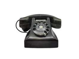 old desk phone front view isolated  PNG transparent