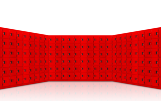 Red locker box or gym locker inside the room PNG transparent