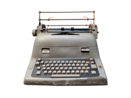 oud elektrisch schrijfmachine PNG transparant
