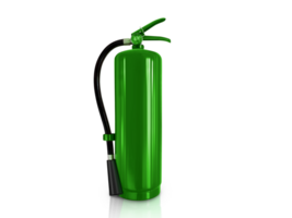 verde fogo extintor isolado png transparente