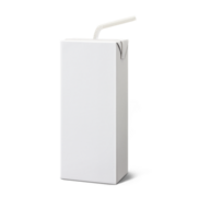 Milk carton mockup PNG transparent