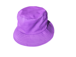 purple bucket hat isolated PNG transparent