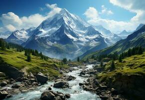 mountain shots taken from drone realistic image, ultra hd, high design very detailed photo