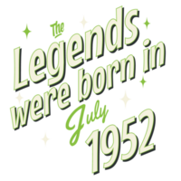 sticker for people born in 1952 png