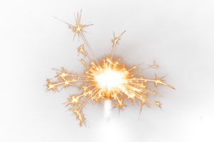 fuochi d'artificio scintille isolato su trasparente sfondo png file
