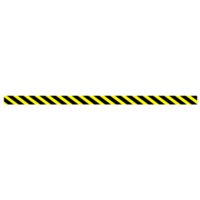 advertencia cinta. amarillo con negro policía línea y peligro cintas png
