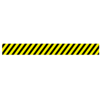 avvertimento nastro. giallo con nero polizia linea e Pericolo nastri png
