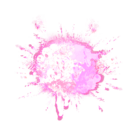 astratto rosa acquerello liquido inchiostro spruzzi mano disegnato png