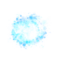 abstrakt Himmel Blau Aquarell Flüssigkeit Tinte spritzt Hand gezeichnet png