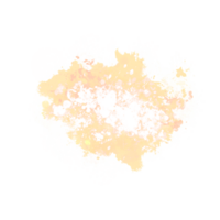 abstrait Jaune aquarelle liquide encre éclaboussures main tiré png