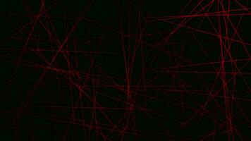 Red laser light in dark abstract background photo