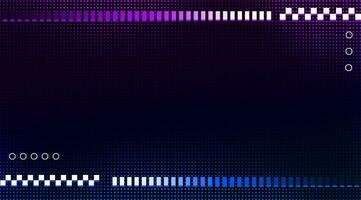 LED punto resumen antecedentes con azul y púrpura degradado colores en negro foto
