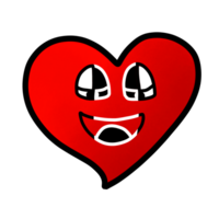 contento sorridente cuore png