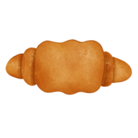 A Golden Croissant's Warm Embrace png