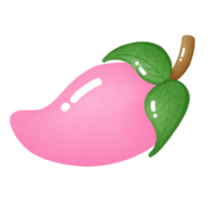 Blushing Delicacy, The Pink Mango Marvel png